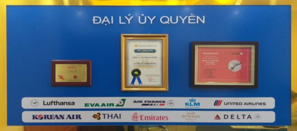Alltours là đại lý được uỷ quyền của nhiều hãng hàng không trong và ngoài nước
