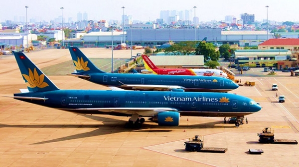 Sân đỗ tàu bay của cảng hàng không quốc tế Cam Ranh