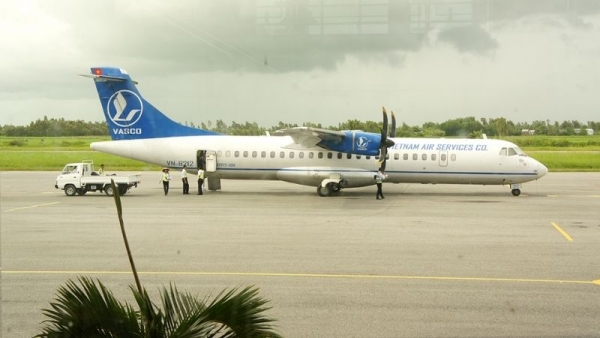 Sân đỗ tàu bay tại sân bay Rạch Giá